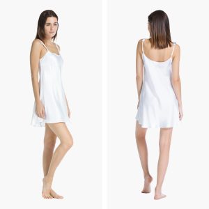 Women's 100% Pure Mulberry Silk Chemise; Nightgown