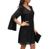 Wedding Guest Dresses for Women Women's Cocktail Dresses Formal Dresses for Women Lace Sequin Prom Dress