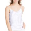 Womens Silk Camisole 100% 19MM Mulberry Silk Basic Tank Tops Summer Casual Classic Top Loose