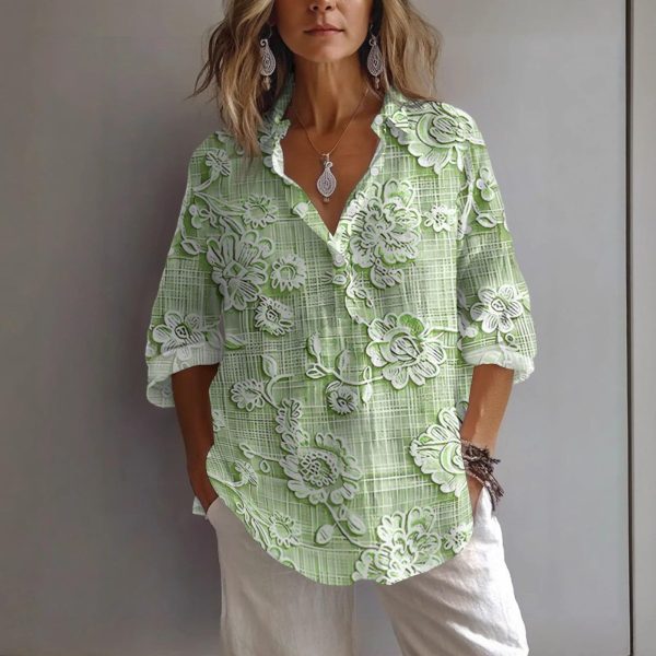 Button Down Shirts for Women V Neck Loose Fit Tops Summer Fashion Blouses Casual Trendy Elegant Floral Graphic Tees