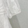 Women's 2025 Embroidered Lace Dress - Flute Hollow V-Neck