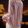 Ladies' Summer Chiffon Top Long-Sleeved Professional Casual Blouse for Women