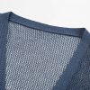 Women's Knitwear Summer Hollow Out Cardigan Short Sleeve Casual Top