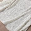 Women’s 100 Percent Mulberry Silk Embroidery Sleeveless Hollow White Vest