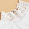 Dickey Detachable Lace Elegant Set Half Top Mock Blouse Collar Base Fake Collar Neck Cover for Women Girls