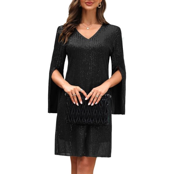 Wedding Guest Dresses for Women Women's Cocktail Dresses Formal Dresses for Women Lace Sequin Prom Dress