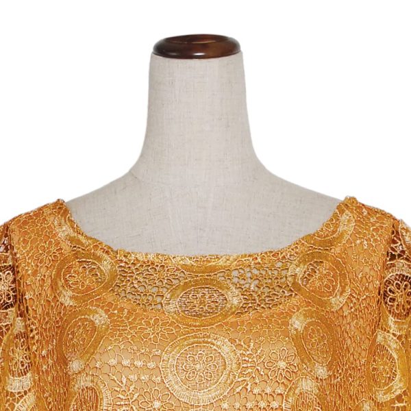 Women's Solid Color Lace Kaftan Dress Embroidery Rhinestone Evening Party Gown Plus Size