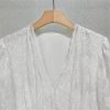 Women's 2025 Embroidered Lace Dress - Flute Hollow V-Neck