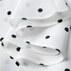 Women’s 100 Percent Mulberry Silk Crepe De Chine Dot Print Sexy Suspender Tank Top