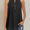 Womens Trendy Dressy Casual Sexy Tank Tops Sleeveless Chiffon Blouses