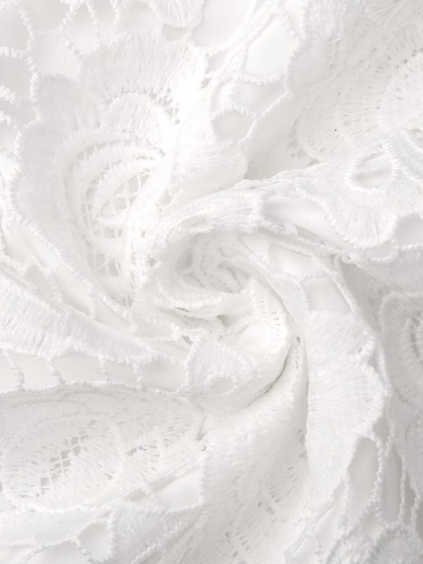 Sleeveless Lace Top for Women's Casual Flower Lace Tank Tops