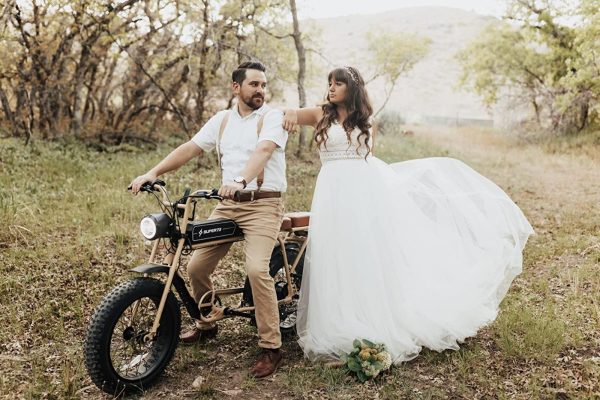 Wedding Dresses for Bride Illusory Lace Bohemia V Neck Layers Tulle A Line Beachy Wedding Gowns…