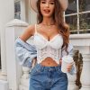 Lace Bralettes for Women Y2k Camisole Lingerie Adjustable Strap Crop Top