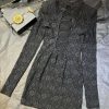 Women's Backless Party Dress - Crisscross Lace-Up Long Sleeve Bodycon Midi Dress