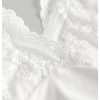 Women's Halter Contrast Lace Ruched Backless Tie Back Party Cami Top