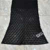 Women's Sheer Jacquard Trumpet Dress - Hollow Out Short Sleeve Suspender Mermaid Gown