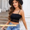 Bralettes for Women Lace Spaghetti Strap Tank Top Tube Slim Basic Camisole