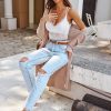 Lace Bralette for Women V Neck Camisoles Racerback Adjustable Strap Crop Top