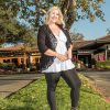Plus Size Womens Black Lace Top 3/4 Sleeve Cardigan for Women Fall Sweaters Women's Fashion Outfits, Office Outfits