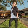 Plus Size Womens Black Lace Top 3/4 Sleeve Cardigan for Women Fall Sweaters Women's Fashion Outfits, Office Outfits